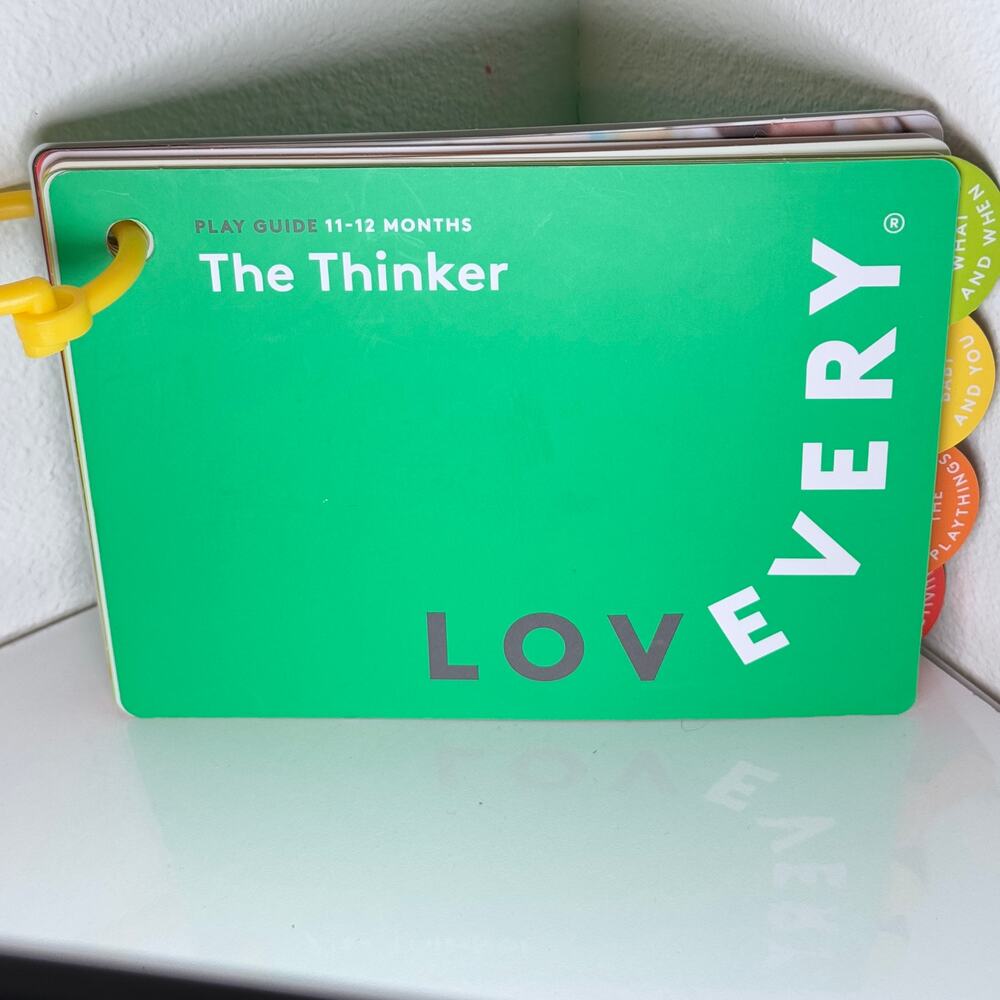Lovevery Play Guide The Thinker Montessori Activity Book‎ For 11-12 Months